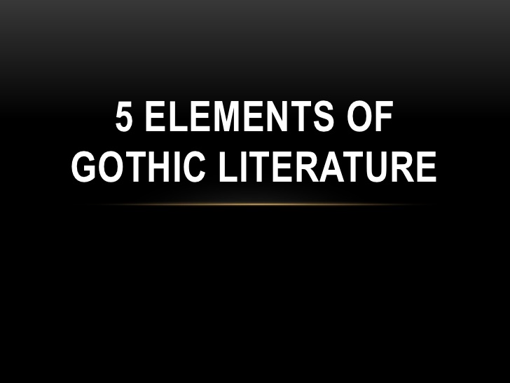 Elements of gothic literature in the castle of otranto